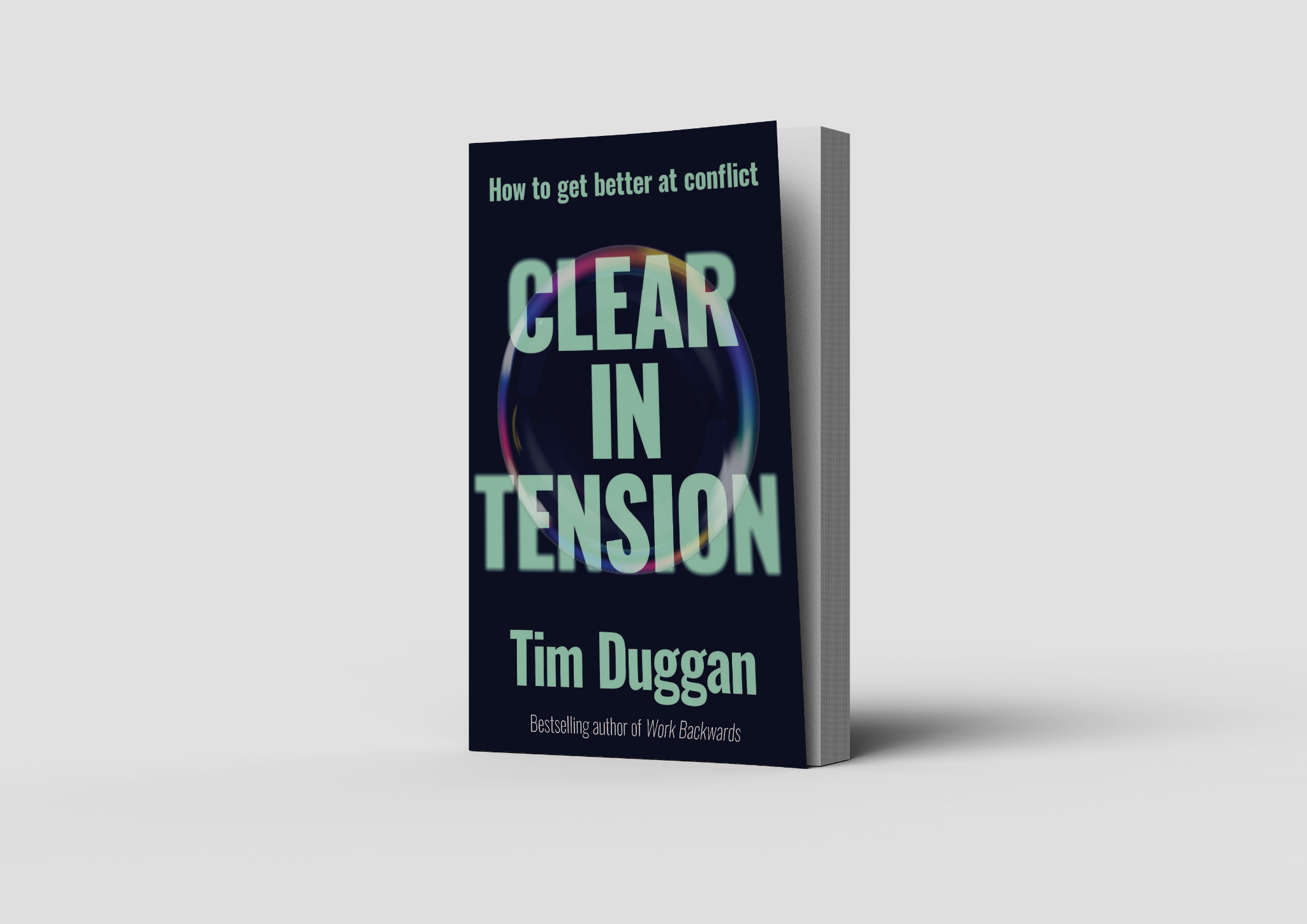 Clear in Tension — open book render